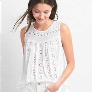 Women’s Gap Eyelet Tank